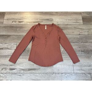 Athleta Wind Down Sleep Top Size S